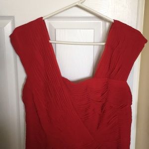 Tadashi Shoji long red gown